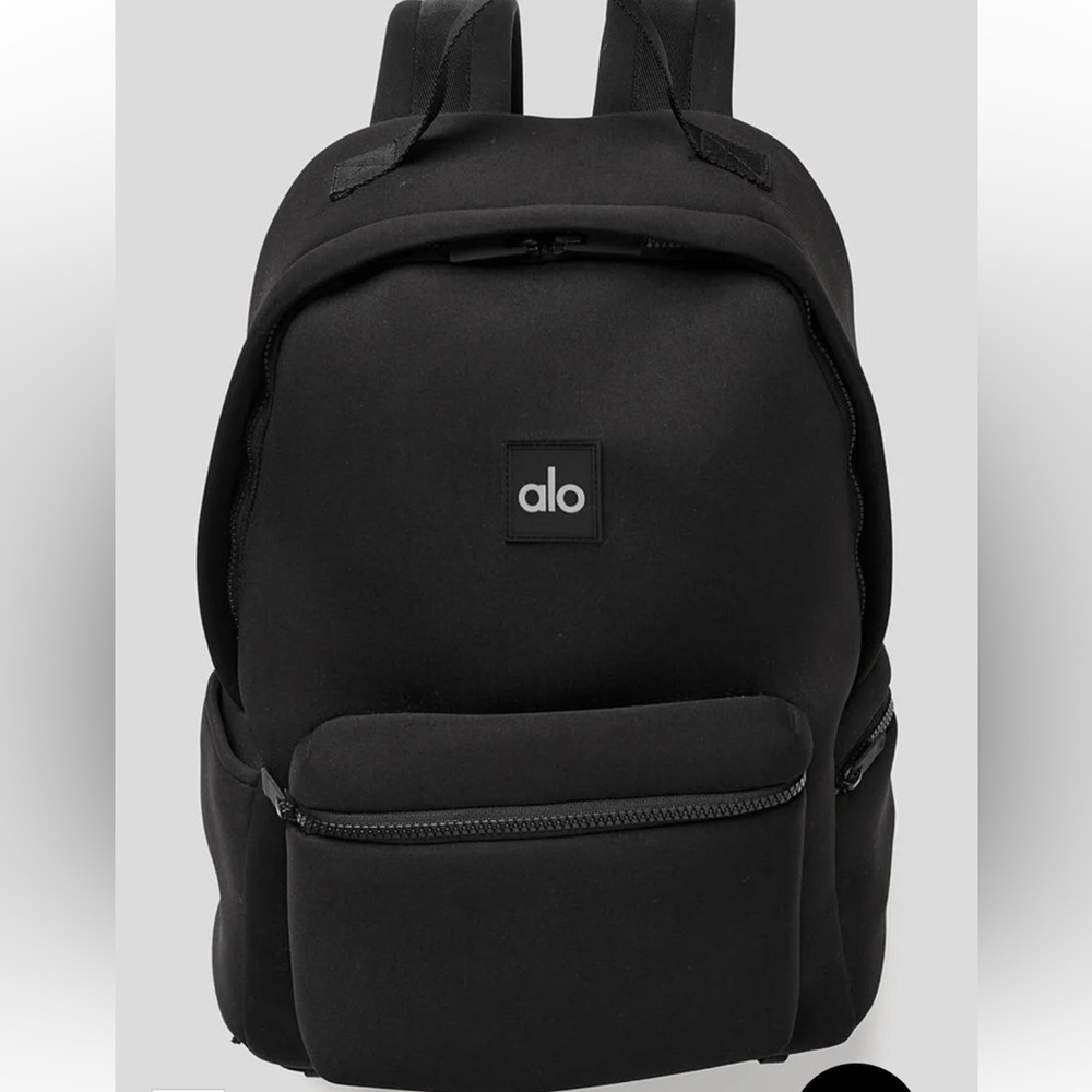 ALO Yoga Black Backpack with pouch